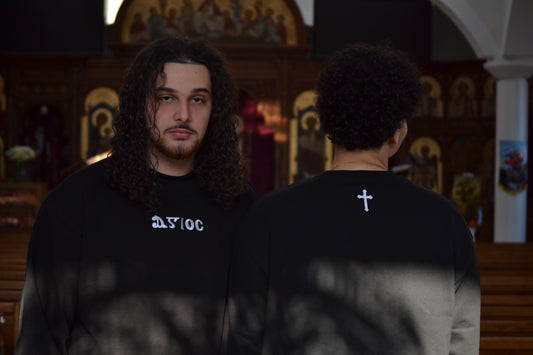 Agios basic Embroidered Sweater