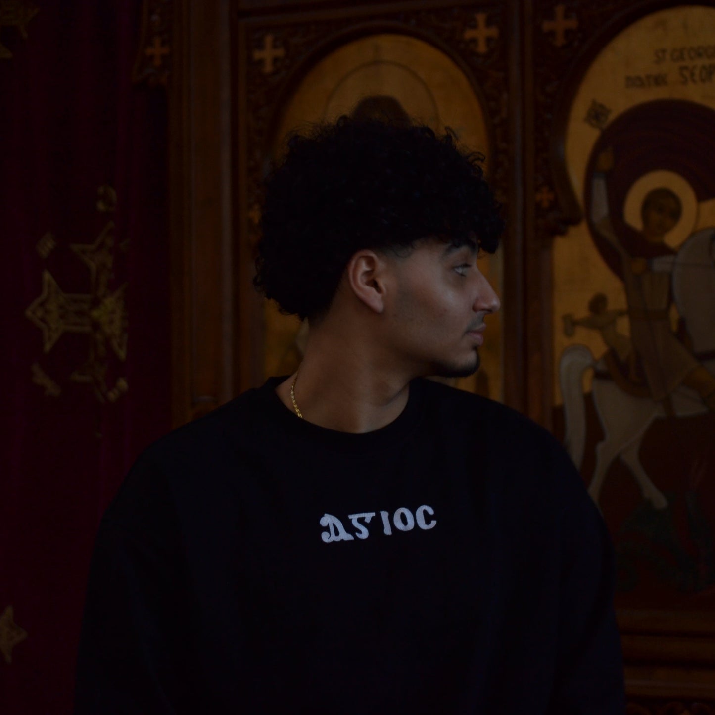 Agios basic Embroidered Sweater